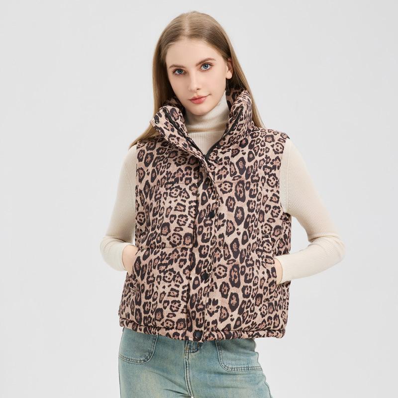 Winter New Vest Short Fashion Korean Version Thin Women's Vest Jacket
