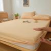 Cotton Fitted Sheet with Elastic Band Non Slip Adjustable Mattress Cover Suitable for King Size Bed Bedding Sheets for Bed