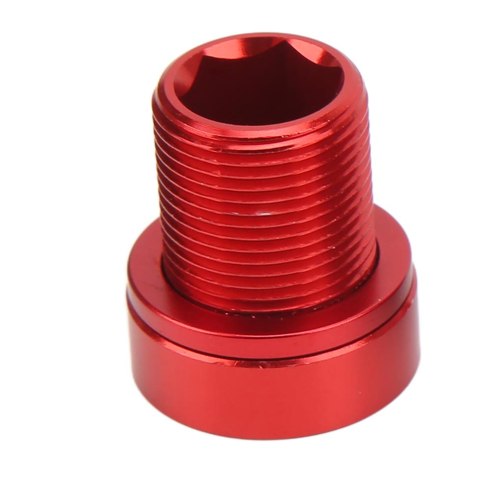 2Pcs Bike Crank Screw Spline Centre Shaft Aluminium Alloy High Strength Anticorrosion Sturdy   Bike Crank Cover