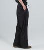 Beoteunseoul Front Cut Curved Spandex Slacks (Black)
