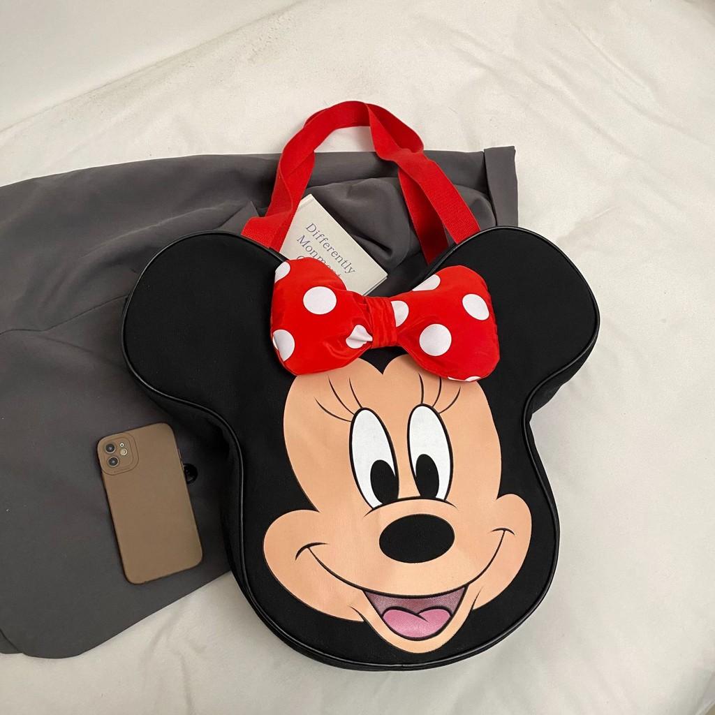 Modische Tasche im Mickey Maus Stil für Damen mit großem Fassungsvermögen aus PU-Material, perfekt für den täglichen Gebrauch