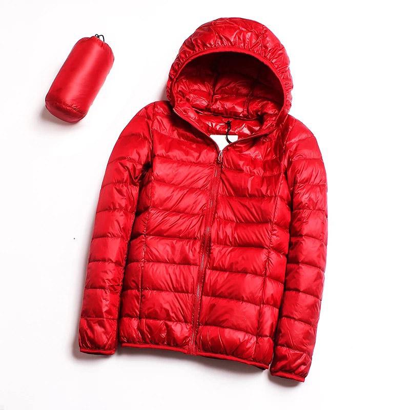 Hooded Duck Down Jacket Ladies 