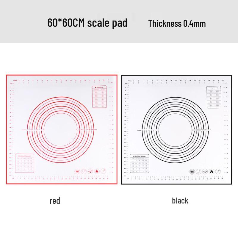 ZISIZ Силиконовый коврик для замешивания и выпечки