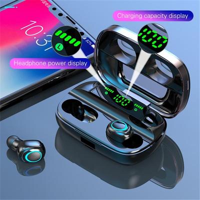 TOP 8D Surround Sound TWS Fones de ouvido sem fio Bluetooth 5.0 Fones de ouvido estéreo esportivos à prova d'água