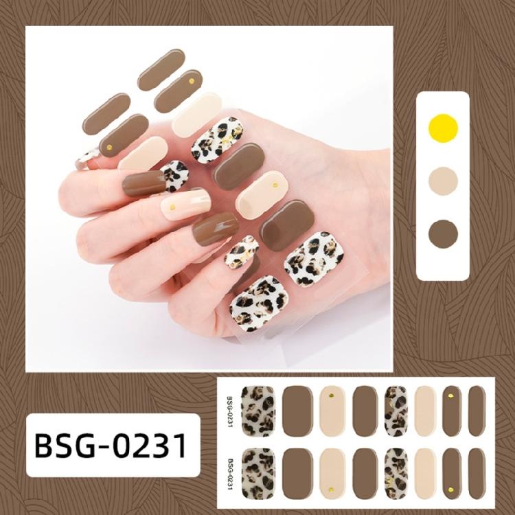 Semi-Cured Gel Nagellackstreifen Gel Nägel Vollständige Wraps Streifen Gel Nagelaufkleber