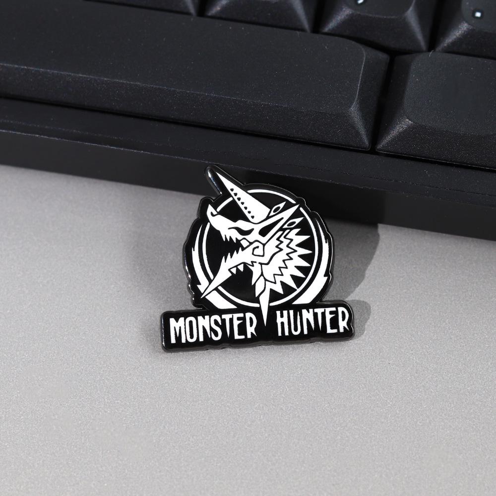 Zinogre Monster Hunter Brooch: Cosplay Badge & Gamer Accessory Gift