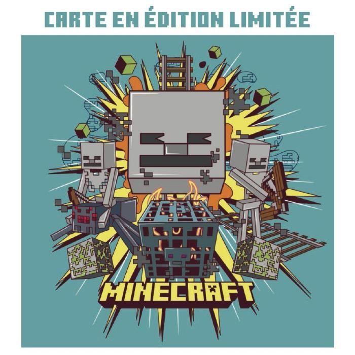 PANINI – Minecraft – Packung mit 50 Aufklebern und Karten