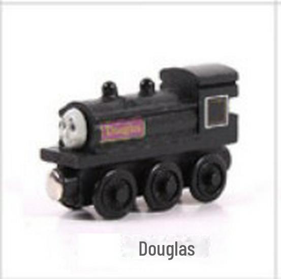 Children's Wooden Toy Train Head Cake Decoration - YB02
