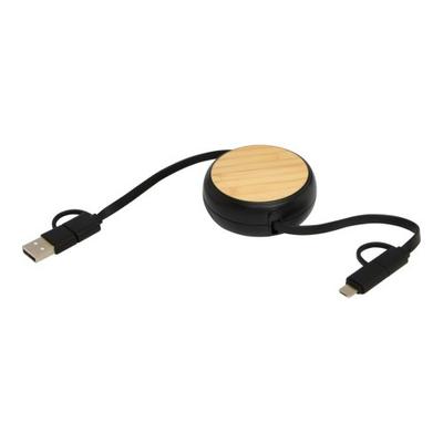 Chechia Recycled Plastic 5 In 1 Retractable Connector Cable