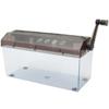 Silent Hand-Crank Paper Shredder: Portable, Strip-Cut for Home & Office Documents