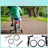 Adjustable Metal Training Wheels For Kids Bikes With Durable Non-slip Design