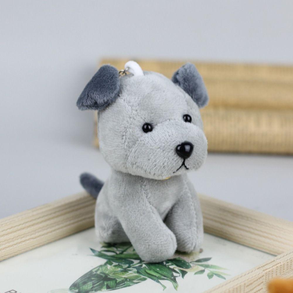 Cartoon Wolfhound Plush Toy Keychain Plush Doll Wolf Dog Stuffed Doll Key Ring  Kid Gifts