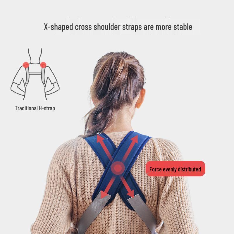 Multifunctional Newborn Double Shoulder Baby Carrier Sling for Front and Back Carry