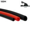 100 м Пластиковая черная/красная трубка 3X6.35/4X8/5X8 мм Шланг Садовый Барный инструмент Кухонные принадлежности
