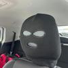 2ks Ochranné potahy na opěrku hlavy do auta Auto na polštář Polštář na polštář Univerzální maska ​​na hlavu autosedačky Halloween Auto potah na opěrku hlavy