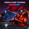 1/2pcs RGB/Mechanical 4 Finger Mobile Gaming Trigger for PUBG Mobile Game Joystick Trigger Pulse Key Button for Mobiles Phones 5