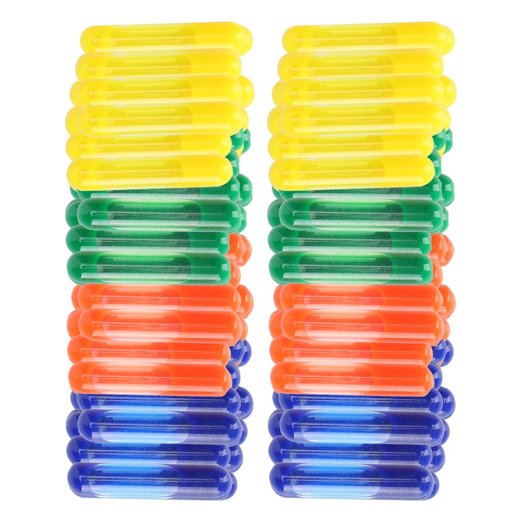 100pcs Multicolored Glass Aquarium Landscaping Ornament Fish Tank Landscaping Accessories