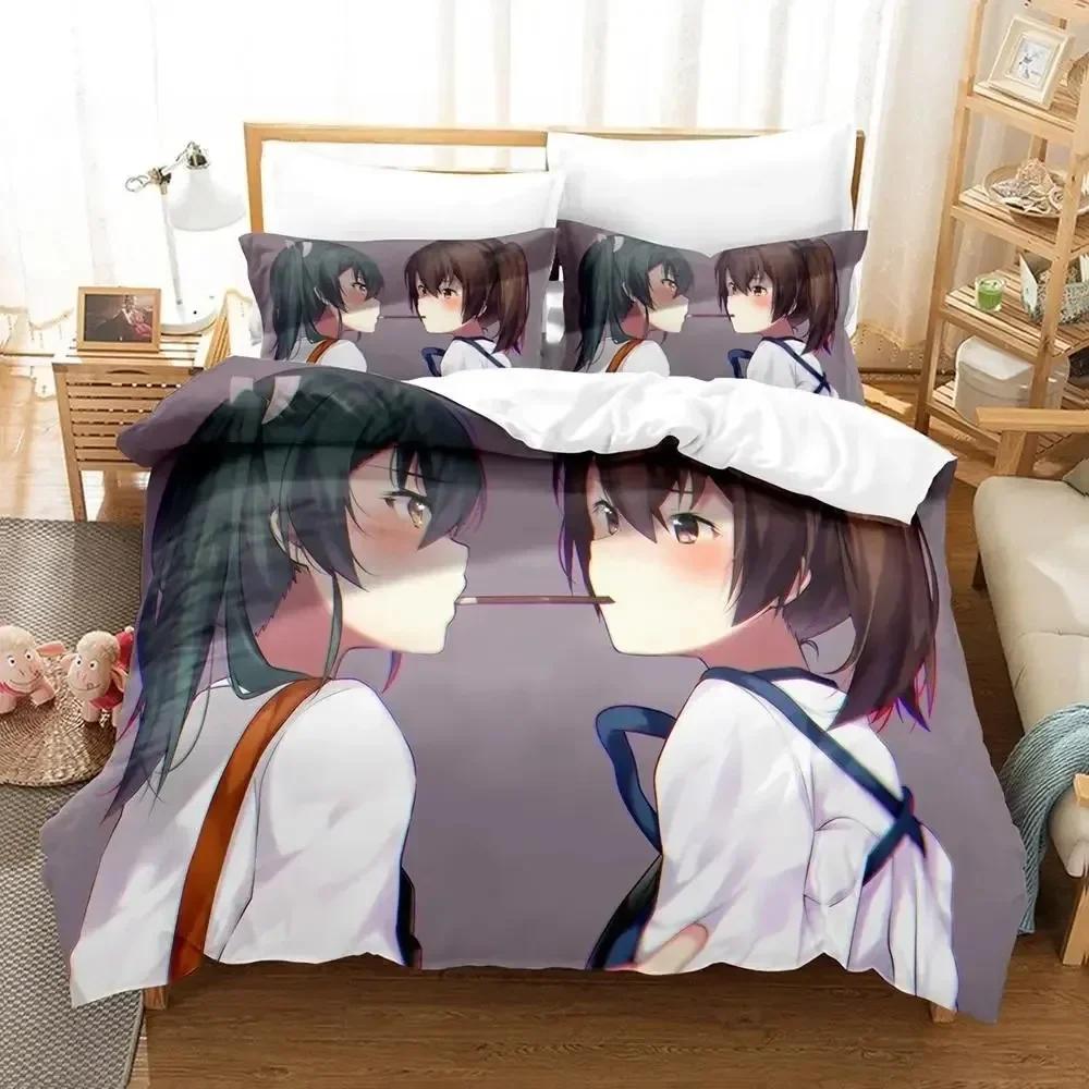 3D Kawaii Anime Zuikaku (Kancolle) Printed Bed Set Duvet Cover Pillowcase Bedding Set Bed Linen Sheet Quilt Full Queen King Size