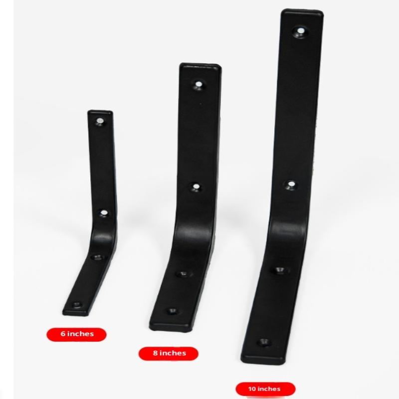 1PC Angle Brackets Industrial Floating L Shelf Bracket Thick Heavy Duty Wall Mounted Shelf