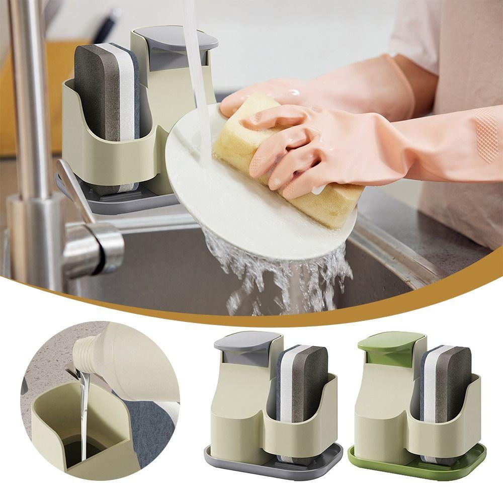 Wiederverwendbarer Küchenseifenspender Küchenutensilien Flüssigseife Pressbox Küchenspüle