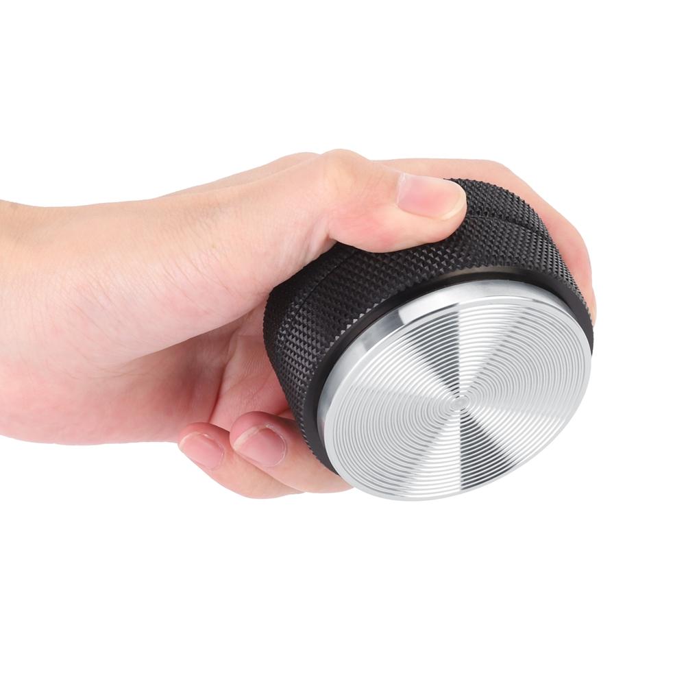 58mm Rutschfester Kaffeetamper aus Edelstahl für den gewerblichen Gebrauch(Fadenbasis Schwarz)