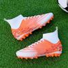 New Summer Football Shoes Long Spike Grass Football Shoes Training Competition Low Top Spike Sports Shoes For Men 32-45