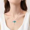 Oceanic Manta Ray Design Alloy Necklace Adjustable 45cm Beach Party Jewelry For Fashion Lovers