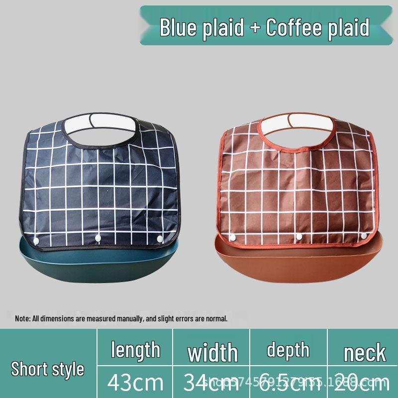 Wasserdichte Esslatz für Erwachsene & Senioren – Große, spezielle Schürzen für Senioren