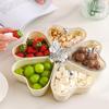 Divided Serving Tray Multifunctional Appetizer Tray for Sweets Fruit Dessert