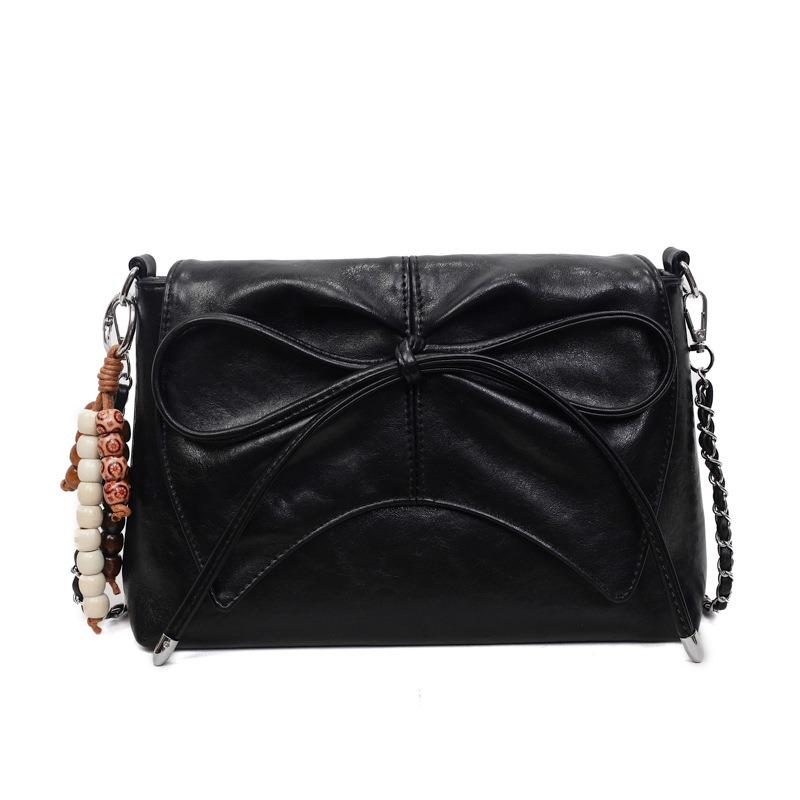 Large capacity bag women's trendy new popular fashion versatile shoulder bag high-end bow messenger bag