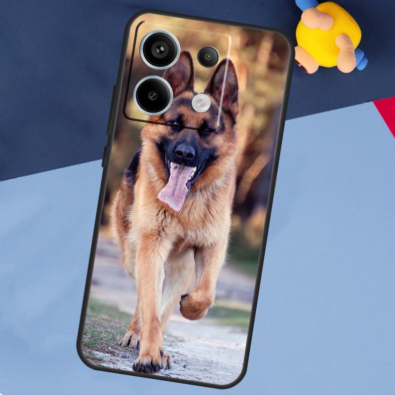 Custodia Cane Pastore Tedesco Per Xiaomi Redmi Note 13 12 11 10 9 8 Pro 12S 11S 10S 9S 10A 9C 10C 12C 13C Cover Posteriore