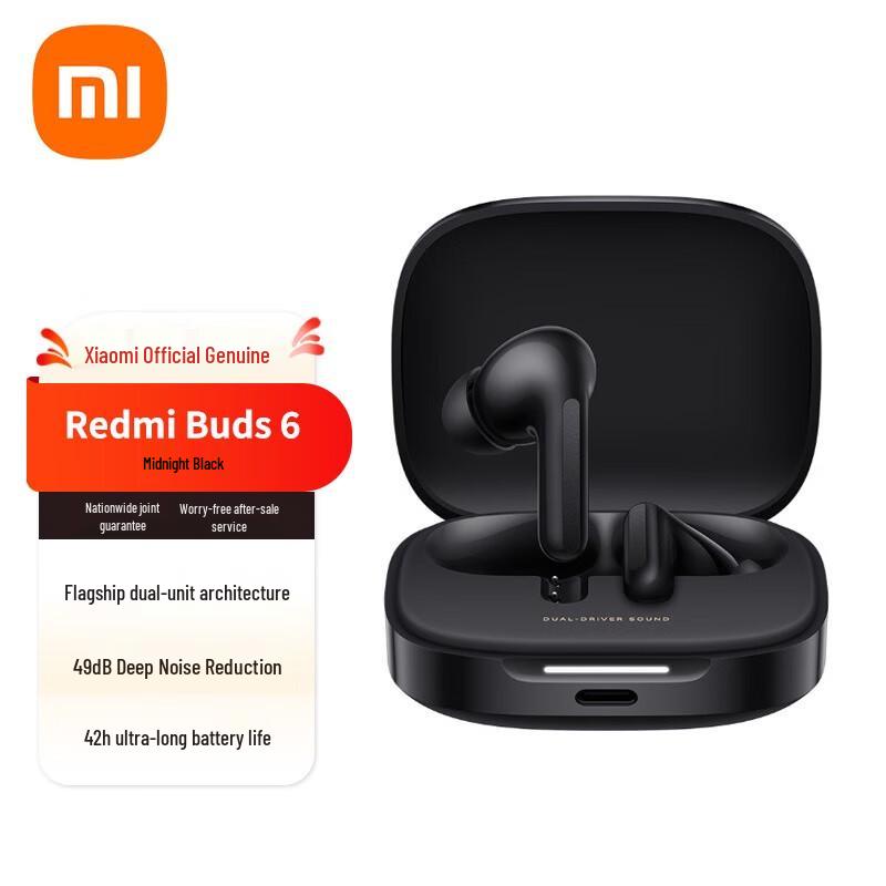 

Xiaomi Redmi Buds 6 True Wireless Bluetooth Earbuds