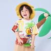 Yellow Duck Children's Clothing with Printed Short Sleeves for Boys and Girls, Summer Versatile Breathable T-shirt