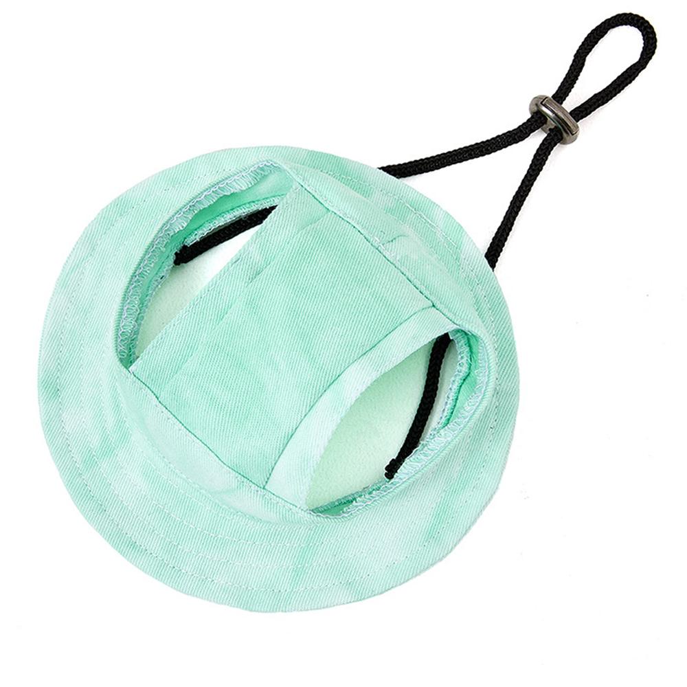 Tie-dyed Pet Hat with Ear Holes Dog Puppy Sunscreen Baseball  for Dogs Summer Cat  Sun Hat Small Dogs Outdoor Hiking Hat