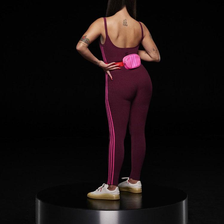 Adidas X Ivy Park Color Block Side Elastic Fitness Pants Women Pants Red HI5897