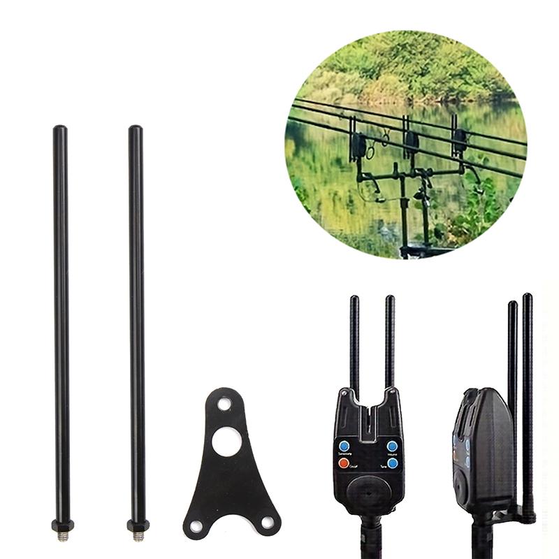 Aluminiumlegierung Angel Windschutzstab Karpfenangeln Snag Bars Ohren für Bissanzeiger Anti-Fall Snag Bar Karpfenangelausrüstung