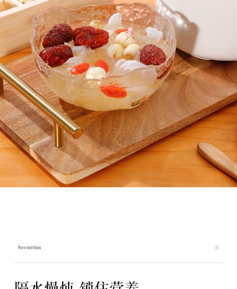 Bird's Nest Mini Electric Stew Pot - Waterproof Ceramic, Health Stew, Small Household Appliance, Gift