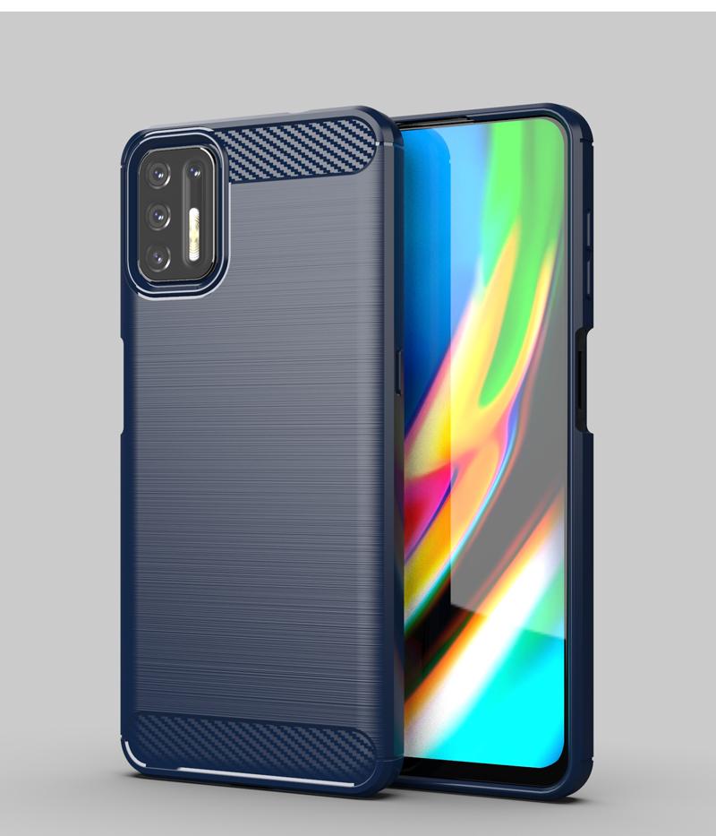 For Motorola Moto G9 Plus Case Silicone Carbon Fiber Cover For Moto G9 Plus E7iPower G72 G14 E30 E20 Case For Moto G9 Plus Case