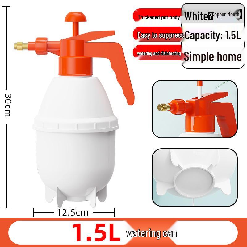 3L High-Capacity Watering Can with Manual Pump Sprayer for Home Use