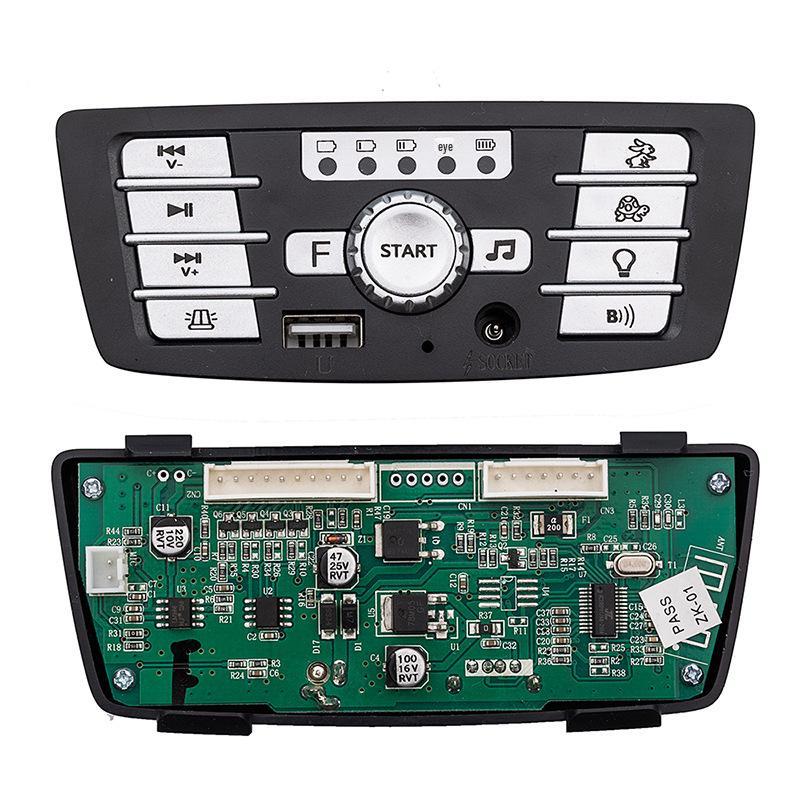 Berryjia Little Sun Kids' Electric Car Music Controller Panel and Motherboard Accessory.