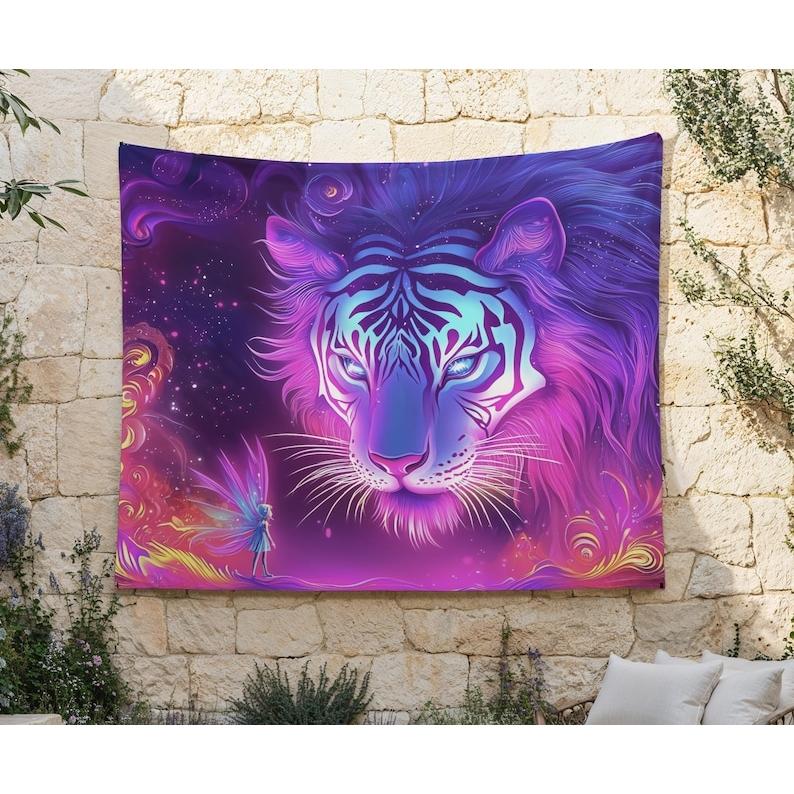Tiger King tapestry 75x100 чёрный