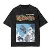 Goku X Vegeta Super Saiyan Washed T Shirts Streetwear Hip Hop Vintage TShirt Dragon Ball Z Tees Men 100 Cotton Oversize Summer