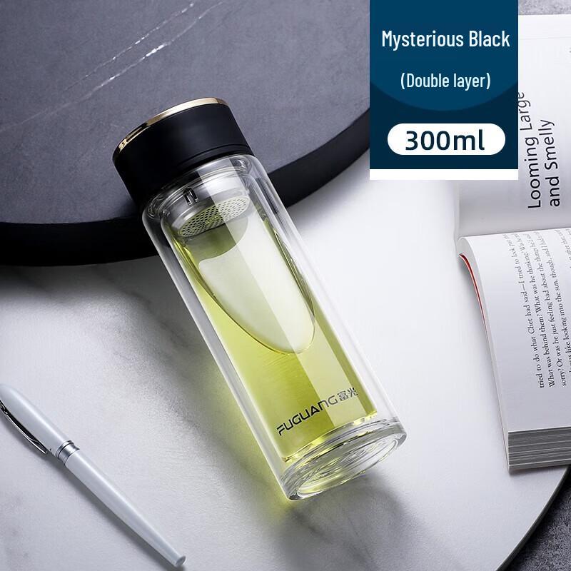 Fuguang Double-Layer Borosilicate Tea Infuser Mug