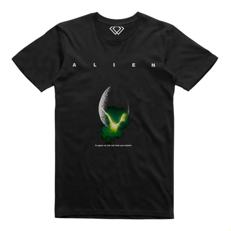 Camiseta Playera Alien Poster Pelicula Vintage S