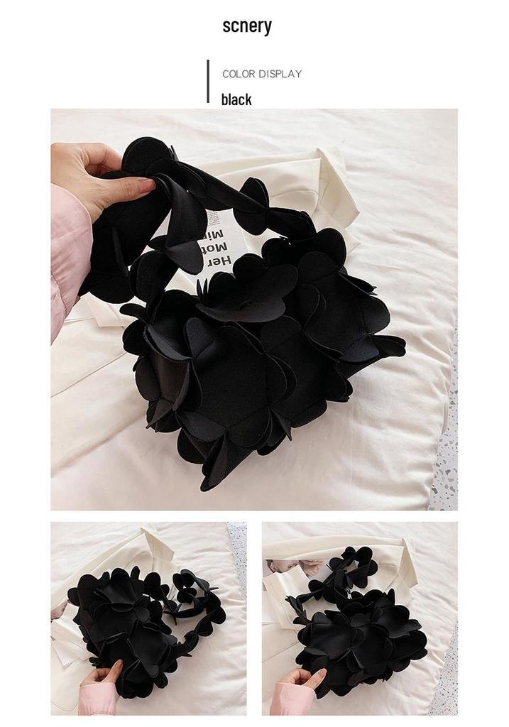 Sac à Bandoulière Unique Patchwork Floral Texturé - Mode Décontractée Femme Été 2025