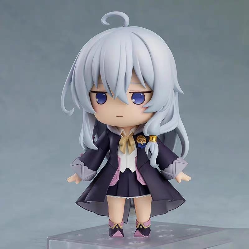 Q-version Elena from Witch's Journey figure, Nendoroid, cute anime girl, 2D model, ornament, gift.