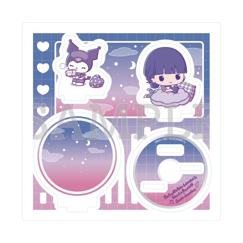 Человек, который мне интересен, не парень x Персонажи Sanrio 03 Мицуки Кога x Куроми B [Иллюстрация мини-персонажа] Акриловая подставка