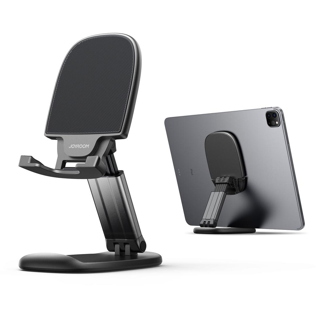 Joyroom JR-ZS371 Premium Adjustable Foldable Stand for Phones & Tablets - Black