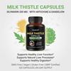 High-concentration Milk Thistle (silymarin 200 Mg) Extract, 120 Capsules