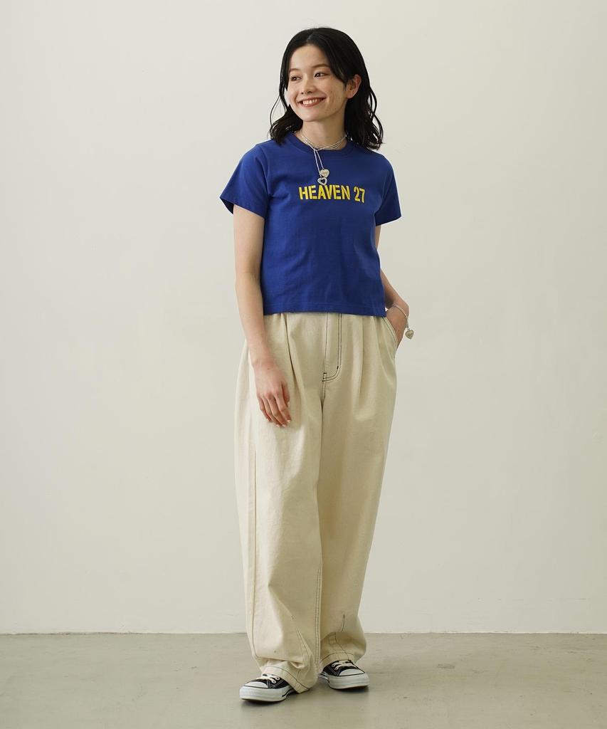 Milkfed HEAVEN27 COMPACT Blue S/S TEE, Women's,